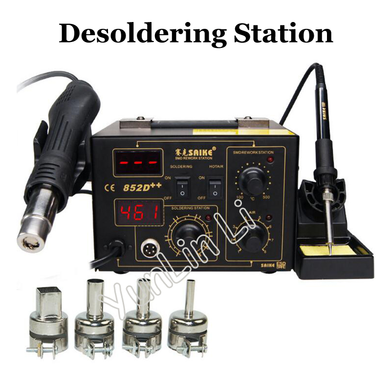 Smd Rework Station Hot Air Soldering 2 In 1 - Station de expédiSMD à affichage numérique