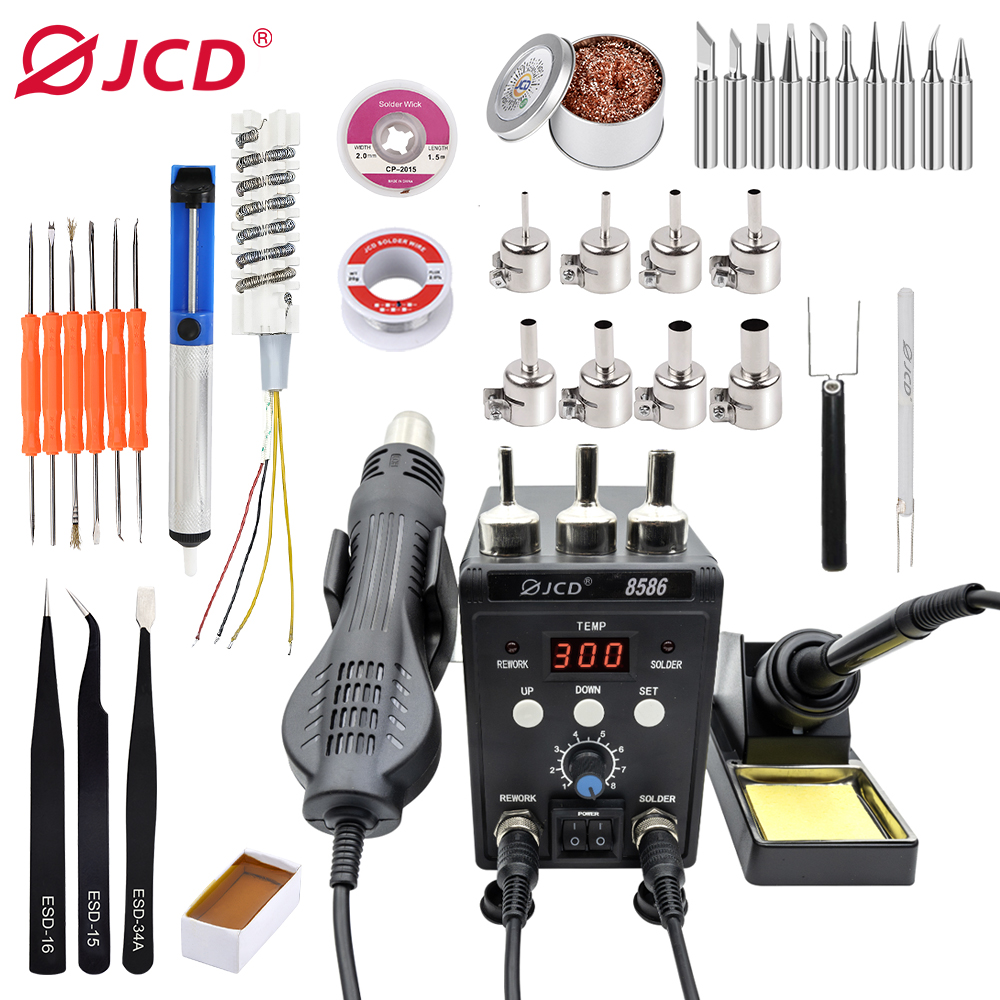 Smd Rework Station Hot Air Soldering 2 In 1 - Station de soudage 2 en 1