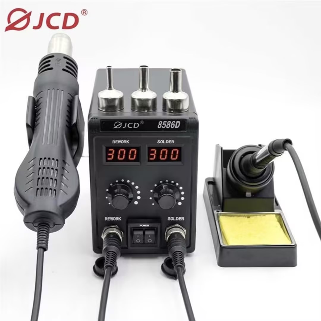 Smd Rework Station Hot Air Soldering 2 In 1 - JCD 8586D Station de soudage 2