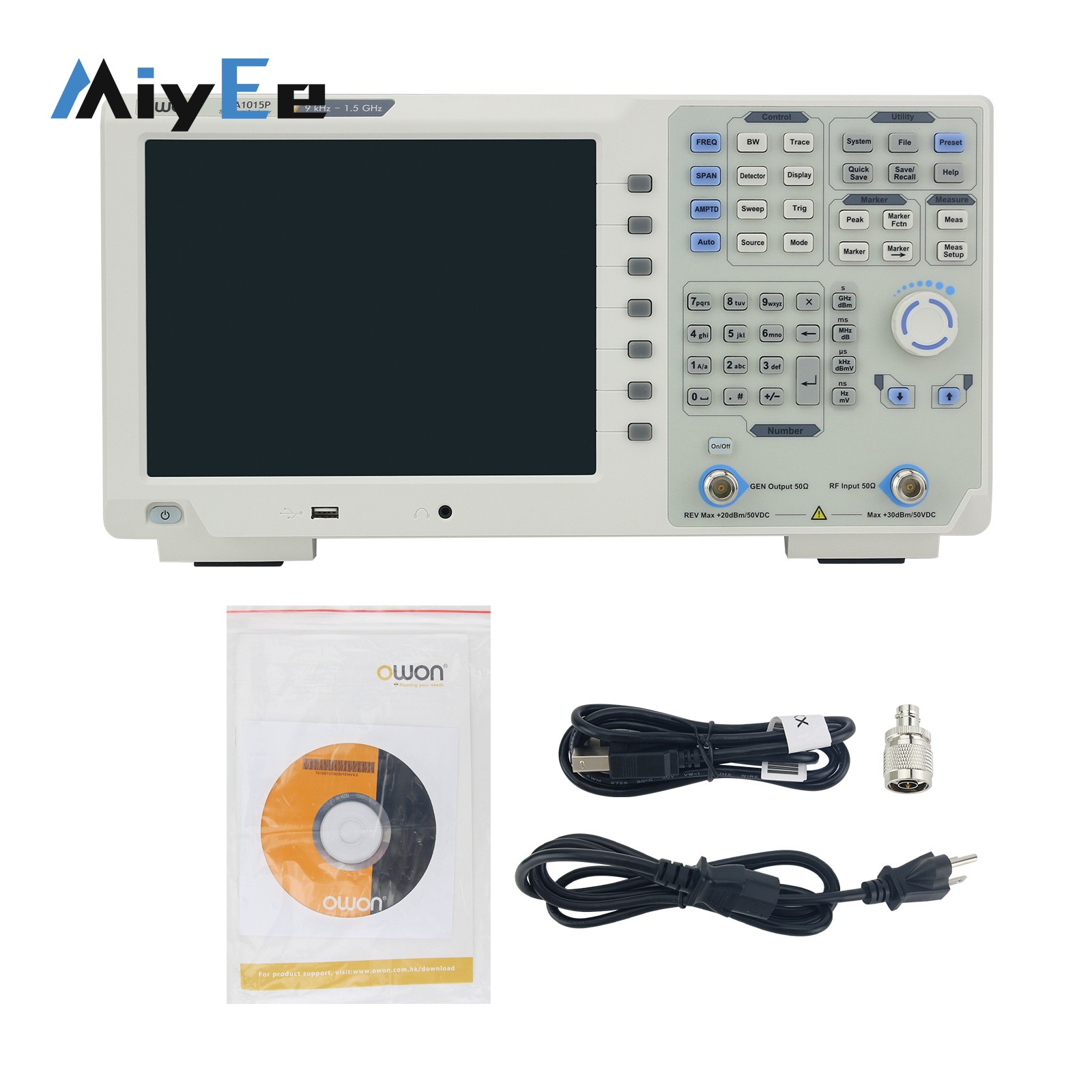Analyseur de spectre OWON XSA1 - Spectrum Analyzer Tracking Generator 1.5Ghz avis et prix